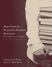 Basic steps in planning nursing research from questions to proposal