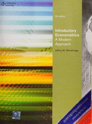 Introductory econometrics a modern approach