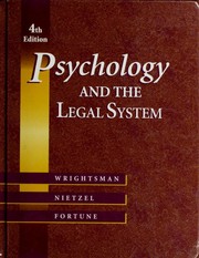 Psychology & the legal system